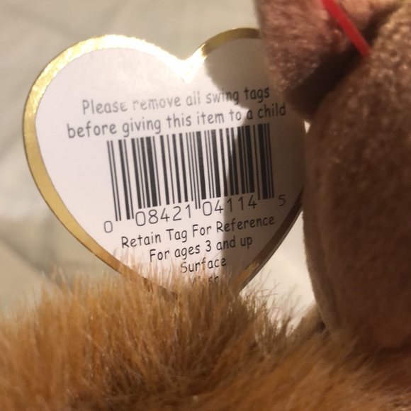 “Nuts” TY Beanie Baby, Brown Squirrel, Vintage Collectible 1996 - Picture 10 of 13